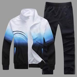 Chándales de moda OEM personalizado cómodo hombres cremallera gimnasio y deportes chándal hombres Casual Slim Fit chándal - Product Image 6