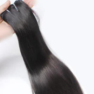 มัดผมคนอินเดียตรงไม่เป็น100มัดผมธรรมชาติไม่พันกัน - Product Image 1