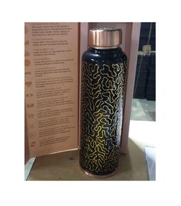 Meilleures ventes Bouteille en cuivre de 900 ml 100% pure Idéale pour la santé Bouteille en cuivre Produit le plus vendu du fabricant indien - Product Image 4