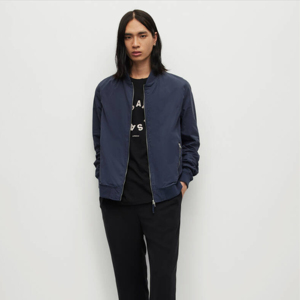 <b>Lightweight</b> Polyester Bomber <b>Jacket</b> for Men OEM Custom Logo Stand Collar Winter <b>Jacket</b> with Zip Design Men Bomber <b>Jacket</b> - Product Image 1
