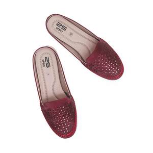 Mocasín granate para mujer - Product Image 1