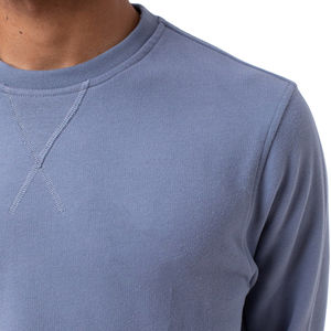 Pull-over personnalisable pour homme 100% coton anti-rétrécissement sérigraphié col manches longues polaire d'hiver Unique - Product Image 5