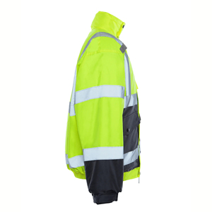 Veste de sécurité de soudage pour hommes avec poignets réglables Veste de protection de travail de soudage avec col montant Vestes de travail pour hommes - Product Image 4