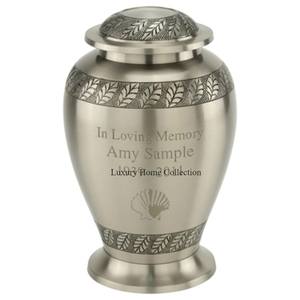 Urnes classiques finition émail fantaisie concepteur mémorial souvenir laiton crémation cendres humaines urnes du fabricant indien - Product Image 6