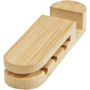 Organisateur de câbles en bambou Edulis écologique pour gérer les accessoires et gadgets - Product Image 5