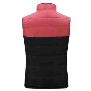 Gilets matelassés chaud fourrure à capuche Logo personnalisé vêtements d'extérieur fermeture éclair Gilet femmes personnalisé bouffant gilet hiver sans manches veste dames - Product Image 4