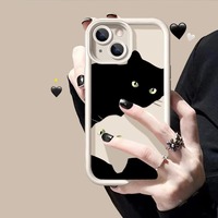 Casing HP Lipat Anti Air, Anti Guncangan, Anti Sidik Jari, Desain 360 Full Body, Dilengkapi Tempat Kartu, Bahan TPU Kartun Kustom