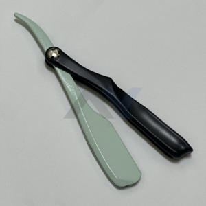 Hot Selling Straight Pinch Razor Professional Barber Shaving Razor Stainless Steel Single <b>Edge</b> Beard & Hair Cutting <b>Tool</b> Razor - Product Image 3