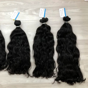Extensions de cheveux humains Remy vietnamiens ondulés naturels de luxe Double trame style de tissage de cheveux traités à la Machine toutes les couleurs - Product Image 4