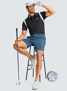 Wholesale Customization Men's Golf Hybrid Dress <b>Shorts</b> Casual Chino <b>Stretch</b> Front Men's <b>Shorts</b> - Product Image 6