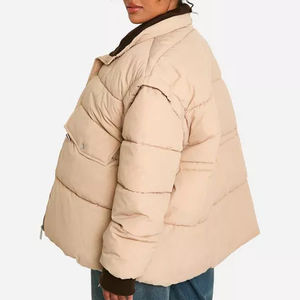 Venta al por mayor de alta calidad de las mujeres chaqueta puffer de invierno ligero cálido aislamiento prendas de vestir exteriores elegante diseño de moda para la temporada de frío - Product Image 3