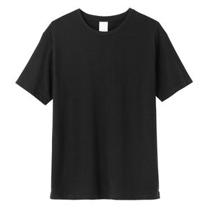 T-shirt col rond 180 grammes en gros, personnalisable avec logo, impression DTG, t-shirt vierge de luxe pour homme, t-shirt uni à col rond pour homme - Product Image 1