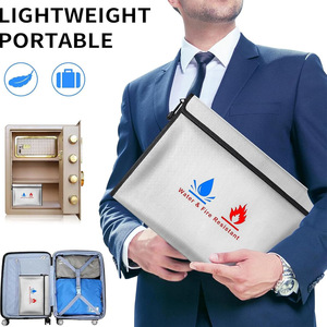 <span class=keywords><strong>Bolsa</strong></span> de Almacenamiento de <span class=keywords><strong>Dinero</strong></span>, Cartera de Protección Segura, de Cuero Sintético de Microfibra, Impermeable y Resistente al Fuego, Fabricada en China - Product Image 5