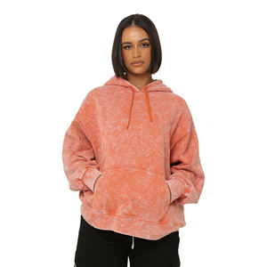 เสื้อฮู้ดผ้าคอตตอนโอเวอร์ไซส์สำหรับผู้หญิงขนาดใหญ่พิเศษเสื้อครอปโอเวอร์ไซส์สำหรับฤดูหนาวออกแบบได้ตามที่ต้องการสำหรับ100% โลโก้ด้านหน้า - Product Image 1