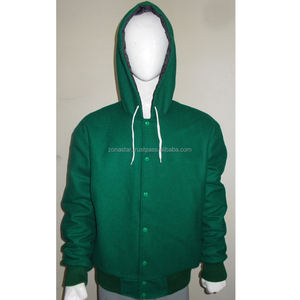 Automne Full Zip Imprimé Motif Pull Polaire À Capuche Tissé Polyester/Coton Tissu Taille Personnalisée Jogging Col Conception - Product Image 2