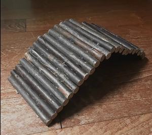 สะพานงอไม้อย่างยั่งยืนสำหรับแฮมสเตอร์-เป็นมิตรกับสิ่งแวดล้อมและทนทาน - Product Image 2