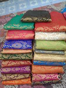 Premium Brocade Fabric High Quality Woven Textile <b>for</b> Garments, Home Decor and Upholstery Customizable Designs, Colors - Product Image 6