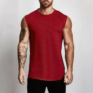 OEM Summer High Quality <b>Men's</b> Cotton Tank Top Fitness Gym <b>Men</b> Tank Top Plus Size <b>Men's</b> Tank Top - Product Image 2