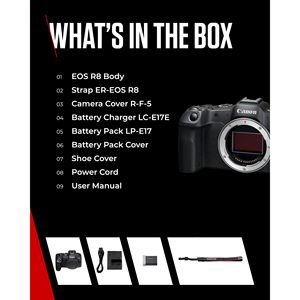 Appareil photo numérique hybride plein format 24,2 MP avec vidéo 4K 60p et autofocus CMOS Dual Pixel II – Outil photographique - Product Image 2