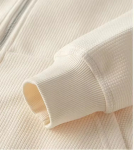 Sweat à capuche unisexe à épaules tombantes avec fermeture éclair, poids lourd 400 GSM, logo personnalisé, 100% coton molletonné, motif uni, saison hivernale, grande taille - Product Image 6