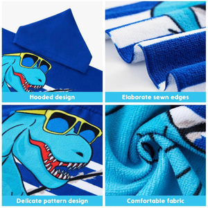 Wholesale High Quality Cotton Kids <b>Hoodie</b> Bath <b>Towel</b> Poncho Quick Dry Breathable Modern Cartoon Toy Character Design Everyday - Product Image 6