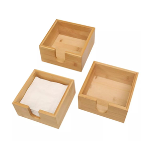 Vecraft Nouveauté Bambou Boîte à Mouchoirs Couverture Élégante Table En Bois Affichage - Product Image 5