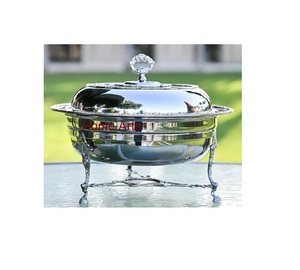 Plato de frotamiento de acero inoxidable de alta calidad con soporte colgante Plato de frotamiento de forma redonda de diseño fabuloso a granel - Product Image 5