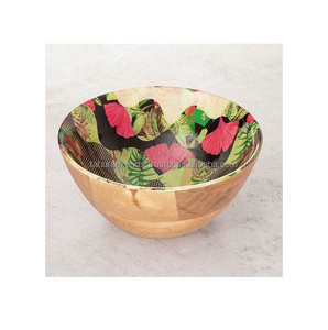 Tahura Export <b>Wooden</b> <b>Fruit</b> Salad Serving Bowls in Customized Shape Size and Finishes for Home Decoration and Party Supplies - Product Image 6