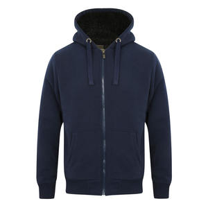 Direct fabricant 100% coton polaire français éponge à capuche fermeture éclair haute qualité personnalisable en détresse lavage à l'acide conception automne - Product Image 4