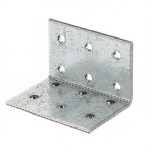 ETA-8/165 80 X 80 X 80 mm Perforated Plate Angle Utility <b>Racks</b> with 28 Holes 2.5 mm Pack Size 25 - Product Image 3