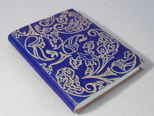 Vente en gros de carnet en papier fait à la main en coton recyclé A5 Journal intime à couverture rigide Journal en cuir de chèvre Tc imprimé - Product Image 2