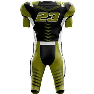 Uniforme de Fútbol Americano de Fabricación OEM a Precio Competitivo, Uniforme de Fútbol Americano de Primera Calidad 100% Poliéster en Venta - Product Image 4