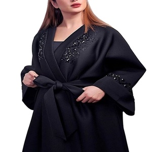 Abaya ชุดเดรสมุสลิมสำหรับผู้หญิง,สไตล์ใหม่ Abaya มุสลิมเหมาะกับทุกขนาดและทุกสี - Product Image 1