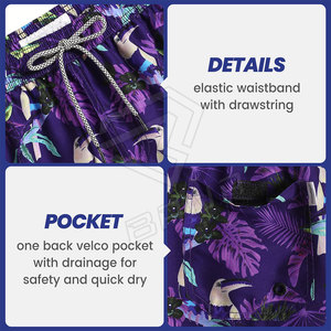 Pantalones cortos de baño de calle alta para hombre de moda 100% algodón patrón sólido personalizado precio bajo hecho en Pakistán venta al por mayor disponible - Product Image 4