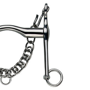 Bocado de Acero Inoxidable para Caballo con Cadena, Equipo de Equitación - Product Image 6