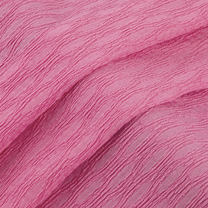 Trendy Design Lightweight Crepe Jacquard Embossed Texture Polyester Spandex <strong>Stretch</strong> Elegant <strong>Fabric</strong> for Fashion Tops Wholesale