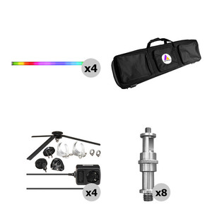ORIGINAL NEW AX1 Professional Wireless <b>LED</b> <b>Tube</b> Lighting Sets - Cinematic and Photography Lighting - Product Image 1