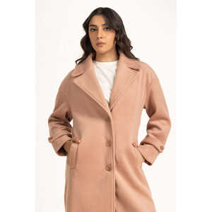 เสื้อแจ็คเก็ตผ้าทอทรงปกติ รุ่น WM-JKT-WS25-023 B สำหรับฤดูใบไม้ร่วง - Product Image 1