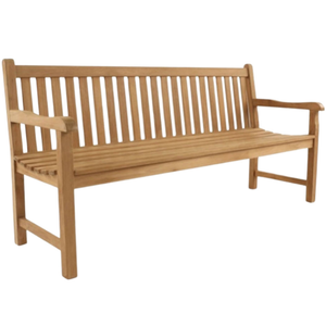 ม้านั่งในสวนสำหรับ 2 คน พร้อมพนักพิงไม้สัก ดีไซน์เรียบง่ายทันสมัย เหมาะสำหรับสวน - Product Image 3