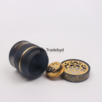 Brûleur d'encens en résine de bois de qualité supérieure Tradebyd, anti-odeur, utilisation toutes saisons, design élégant fait main, pour la maison/le bureau, divers modèles