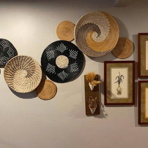 Meilleures ventes, plaque murale en herbe de mer, style bohème, décoration murale rustique naturelle - Product Image 6