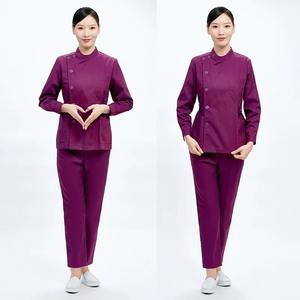 2024 nuevo estilo calidad Hospital enfermera uniforme diseños impresos de moda logotipo hecho a medida traje para mujeres - Product Image 5