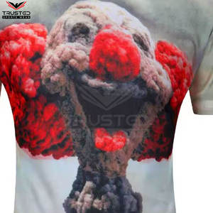 Camiseta de sublimación para hombre de alta calidad transpirable 100% algodón personalizable diseño de timbre y logotipo - Product Image 3