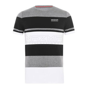 2025 nueva llegada de los hombres de verano Casual transpirable 100% algodón de manga corta Regular Fit camisetas - Product Image 2