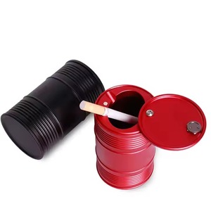 Cenicero de metal de alta calidad diseñado para uso diario en zonas para fumar en interiores y exteriores, en el hogar o en lugares comerciales - Product Image 1