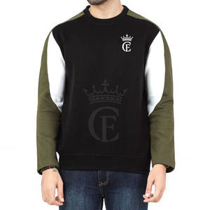 เสื้อสเวตเตอร์ของผู้ชายผ้าฝ้าย100% ปรับแต่งลายได้เป็นมิตรกับสิ่งแวดล้อม - Product Image 1