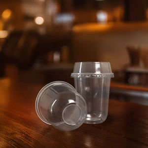 Venta directa de fábrica de Vietnam, bajo MOQ, vasos desechables de plástico PP/PET de una sola pared, tamaño de 95mm para bebidas calientes/frías/café helado - Product Image 3