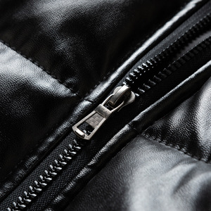 Qualité supérieure 2024 nouveauté vente en gros veste bouffante personnalisée pour hommes col tourné hiver blanc veste bouffante hommes veste chaude - Product Image 6