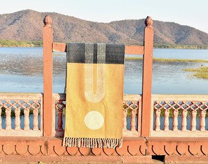 Đẹp 100% cotton dhurries tay bện vòng tròn mô hình Thảm tay khối in lót làm việc cho trang trí nội thất Thảm ngoài trời - Product Image 3