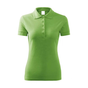 Tissu éponge respirant en polyester/coton uni, demi-manches, pour chemises, qualité supérieure, pour femmes, vente en gros personnalisée - Product Image 1